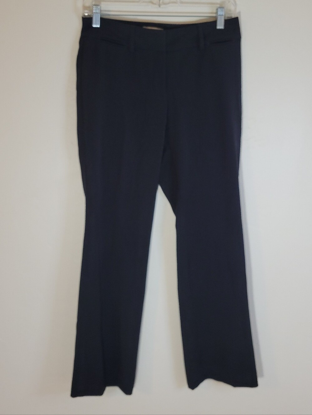 LOFT WOMEN 2 P Classic Black Straight-Leg Dress Pants‎